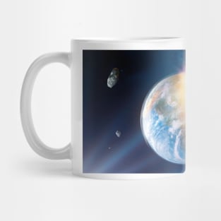 Formation of the Moon, artwork (C002/3162) Mug